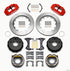 Wilwood Narrow Superlite 4R Rear P-Brk Kit 14.00in Red Small Ford 2.36in Off Bronco 5 x 5.50