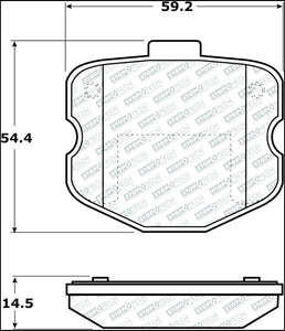 StopTech Street Select Brake Pads - Front