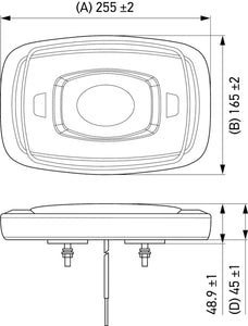 Hella L/Bar Mini 10In Led (Mv Fxd Amber)