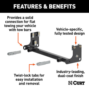 Curt Jeep Wrangler JK Baseplate