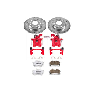 Power Stop 02-05 Audi A4 Rear Z26 Street Warrior Brake Kit w/Calipers