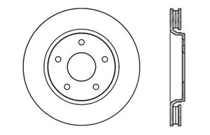 StopTech Slotted & Drilled Sport Brake Rotor