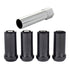McGard Wheel Lock Nut Set - 4pk. (Tuner / Cone Seat) 1/2-20 / 13/16 Hex / 1.60in. Length - Black