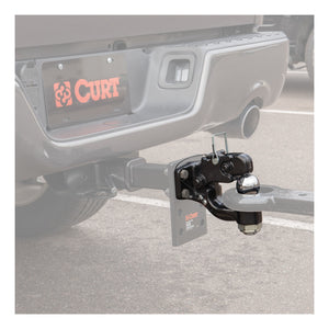 Curt Ball & Pintle Combination (2in Ball 10000lbs Ball Capacity)