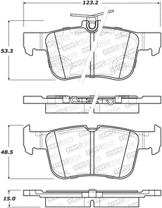 StopTech 13-18 Lincoln MKZ / Ford Fusion Street Select Rear Brake Pads