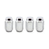 McGard Hex Lug Nut (Cone Seat) 7/16-20 / 13/16 Hex / 1.5in. Length (4-Pack) - Chrome