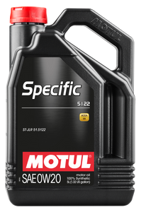 Motul 5L OEM Synthetic Engine Oil ACEA A1/B1 Specific 5122 0W20