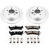 Power Stop 93-98 Jeep Grand Cherokee Rear Z17 Evolution Geomet Coated Brake Kit
