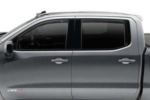 AVS 04-14 Ford F-150 Supercab Ventvisor Low Profile Window Deflectors 4pc - Matte Black