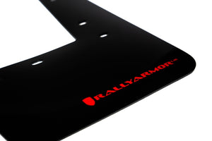 Rally Armor 23-24 Toyota GR Corolla Black UR Mud Flap w/Red Logo