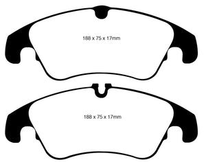 EBC 09-11 Audi A4 2.0 Turbo Ultimax2 Front Brake Pads