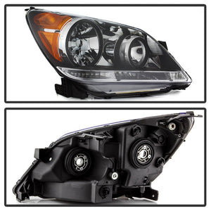 xTune 08-10 Honda Odyssey OEM Style Headlights - Black (HD-JH-HODY08-OE-BK)