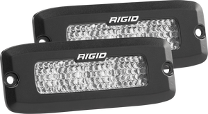 Rigid Industries SRQ - 60 Deg. Lens - White - Flush Mount - Set of 2