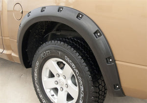 Lund 09-17 Dodge Ram 1500 RX-Rivet Style Smooth Elite Series Fender Flares - Black (2 Pc.)