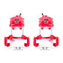 Power Stop 01-05 BMW 320i Rear Red Calipers w/Brackets - Pair