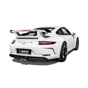 Akrapovic 2018 Porsche 911 GT3 (991.2) Slip-On Race Line (Titanium) w/Titanium Tail Pipe Set