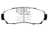 EBC 07-11 Honda CR-V 2.4 Greenstuff Front Brake Pads