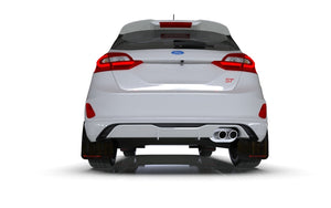 Rally Armor 18-23 Ford Fiesta ST MK8 Red UR Mud Flap w/Black Logo