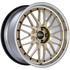BBS LM 20x9.5 5x114.3 ET40 CB66 Gold Center Diamond Cut Lip Wheel