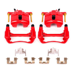 Power Stop 97-99 Acura CL Front Red Calipers w/Brackets - Pair