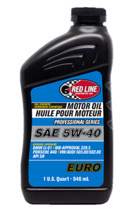 Red Line Pro-Series Euro 5W40 Motor Oil - Quart