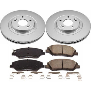 Power Stop 17-18 Hyundai Santa Fe Front Z17 Evolution Geomet Coated Brake Kit