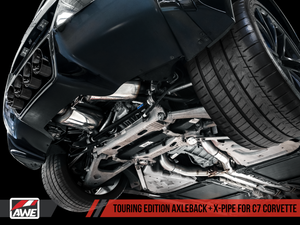 AWE Tuning 14-19 Chevy Corvette C7 Z06/ZR1 Track Edition Axle-Back Exhaust w/Black Tips