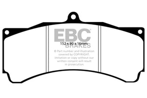 EBC Brakes Yellowstuff Performance Brake Pads