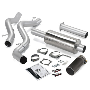 Banks Power 06-07 Chevy 6.6L CCSB Monster Exhaust System - SS Single Exhaust w/ Black Tip