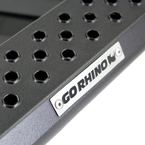 Go Rhino RC3 LR Bull Bar Light-Ready Skid Plate (Front Guard ONLY No Lights/Brackets) - Tex. Blk