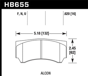 Hawk Alcon Street HPS Brake Pads