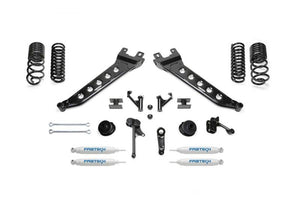 Fabtech 14-18 Ram 2500 4WD 5in Radius Arm Kit w/Perf Shks