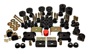 Energy Suspension 73-80 Chevy/GMC 4WD (W/ Stock Front Springs) Black Hyper-flex Master Bushing Set