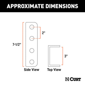 Curt Lunette Eye Channel (3-1/2in I.D. 7-1/2in High)