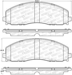 StopTech Street Brake Pads - Rear