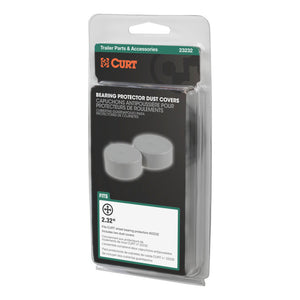 Curt 2.32in Bearing Protector Dust Covers (2-Pack)