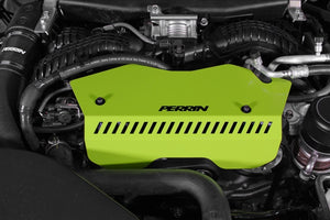 Perrin 2022+ Subaru WRX Pulley Cover - Neon Yellow