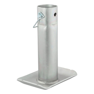 Curt Pin-On Jack Foot (Fits 2in Tube 2000lbs 8-1/2in Height)