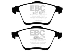 EBC 06-09 Mazda 6 2.3 Turbo (Mazdaspeed) Ultimax2 Front Brake Pads