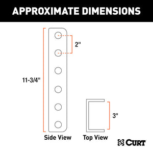 Curt Lunette Eye Channel (3-1/2in I.D. 11-3/4in High)