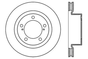 Stoptech 08-11/13-18 Toyota Land Cruiser Front Premium High Carbon Cryo Brake Rotor