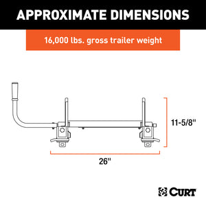 Curt R16 5th Wheel Roller