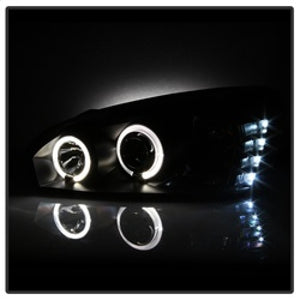 Spyder Chevy Malibu 04-07 Projector Headlights LED Halo LED Black High H1 Low H1 PRO-YD-CM04-HL-BK