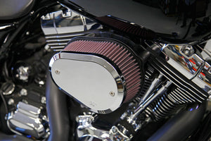 K&N 08-15 Harley Davidson Street Metal Intake System - Chrome