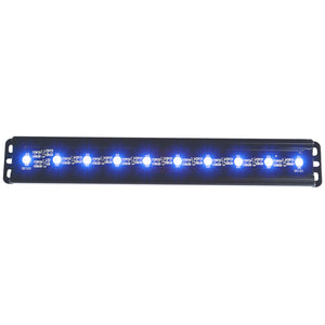 ANZO Universal 12in Slimline LED Light Bar (Blue)