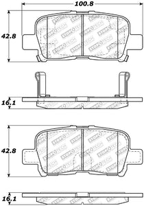 StopTech Street Select Brake Pads - Front