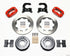 Wilwood Forged Dynalite P/S Rear Kit Red 58-64 Olds/Pontiac Ends