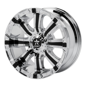 RBP 94R 20x9.0 8x170 BP / 4.5 BS -12mm Offset 129mm CB (Hub Centric) Chrome w/Black Inserts Wheel