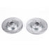 Power Stop 03-05 Infiniti G35 Front Evolution Drilled & Slotted Rotors - Pair