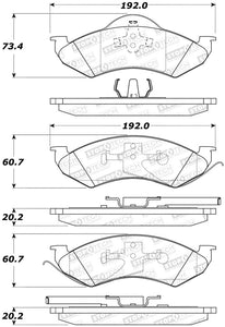 StopTech Street Select Brake Pads - Front